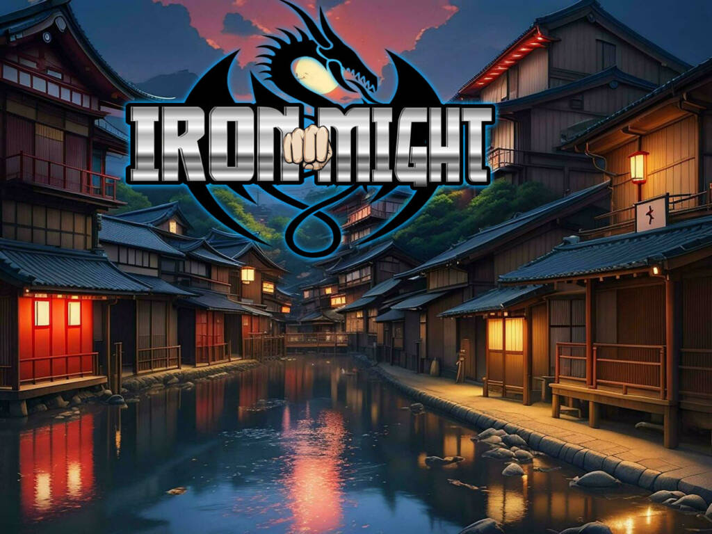 A picture of the front cover art for iron might.